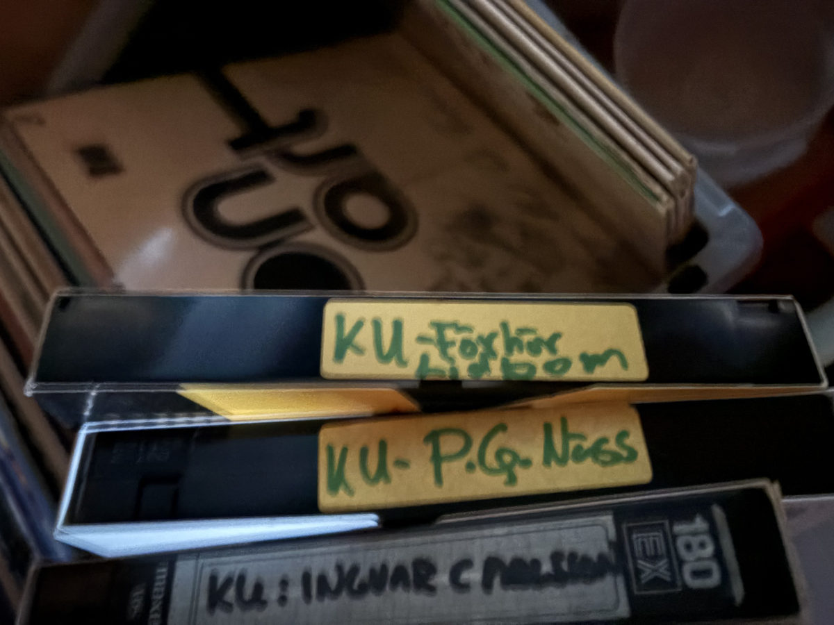 KU — VHS-kassetter